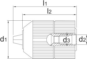 Phantom boorkop 1.5-13mm 1 2x20UNF zelfspan doorboor d ls rs