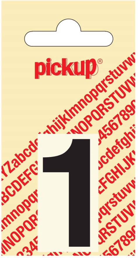 Pickup Plakcijfer Helvetica 40 mm zwart 1