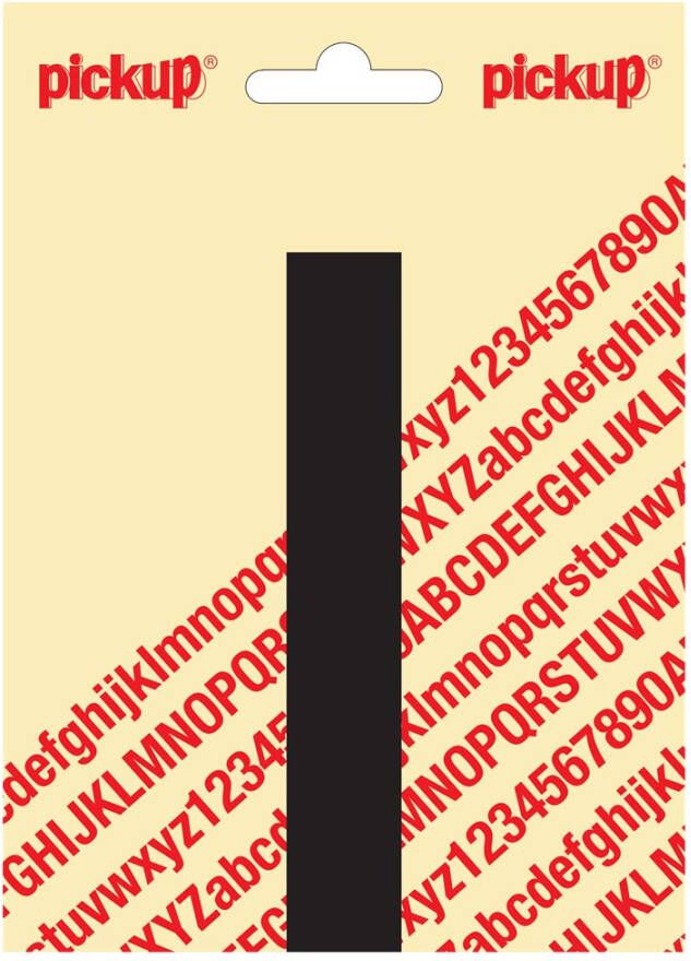 Pickup Plakletter Nobel 120mm zwart I