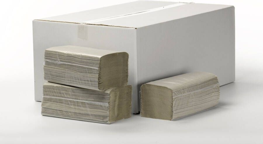 Primp PM vouwhanddoek recy 1-laags z-vouw 25x23cm (5000st)