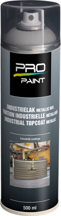 PRO-Paint PP spuitverf Metalisch Zilver Alu (500ml)