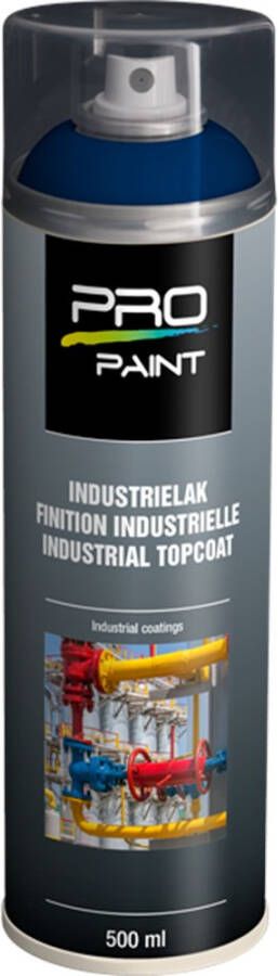 PRO-Paint Spuitverf Gentiaanblauw glanzend (500ml)(ral 5010)