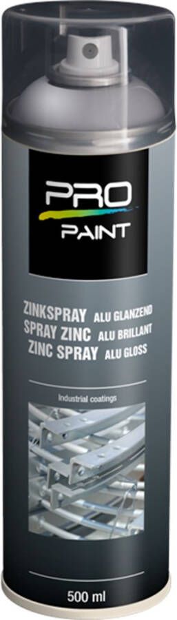 PRO-Paint Zinkspray Alu-Zink glanzend (500ml) - Foto 1