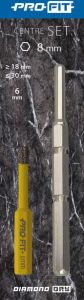 Mtools ProFit Click & Drill "Heavy Duty" geleidepen voor Diamond Dry-gatzagen met 6 mm Diamond Dry boor |