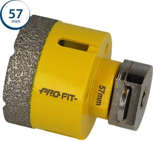 Mtools ProFit Diamantboor met geïntegreerde Click & Drill adapter 57 mm. |
