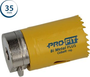 Mtools ProFit BiMetal PLUS gatzaag 35 mm met regelmatige vertanding. |