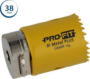 Mtools ProFit BiMetal PLUS gatzaag 38 mm met regelmatige vertanding. |
