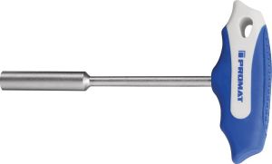 Promat Zeskantdopsleutel | sleutelwijdte 6 mm klinglengte 125 mm | uitvoering 2-componentengreep | met dwarsgreep 4000825051