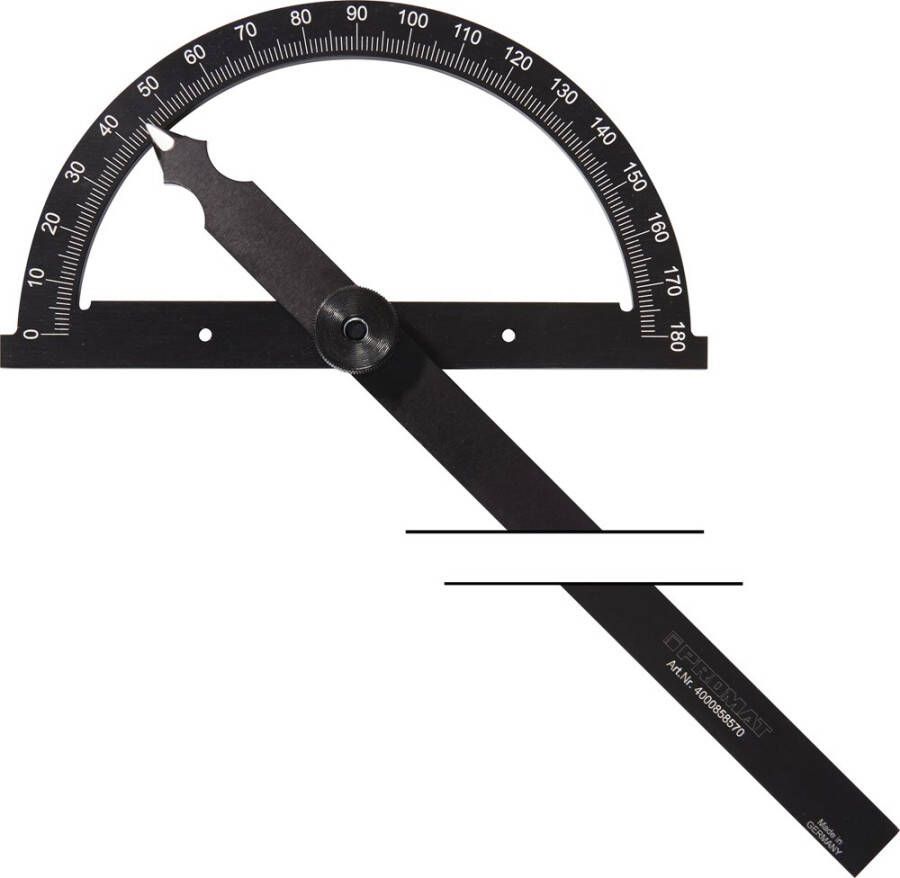 Promat Hoekmeter | gradenboog-d. 150 mm | beenlengte 200 mm 4000858565