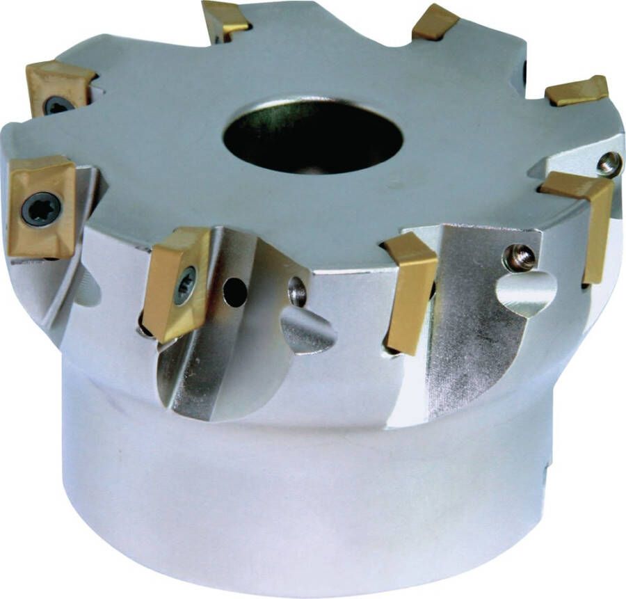 Promat Tecwerk Hoekfrees | d. 63 mm | vernikkeld met interne koeling | snedeaantal 8 APKT...-10 4000859072