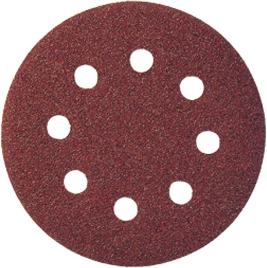 Promat Schuurpad met klitbevestiging | GLS 4 115 mm korreling 40 | voor hout metaal korund | Gatenaantal 8 4000841740