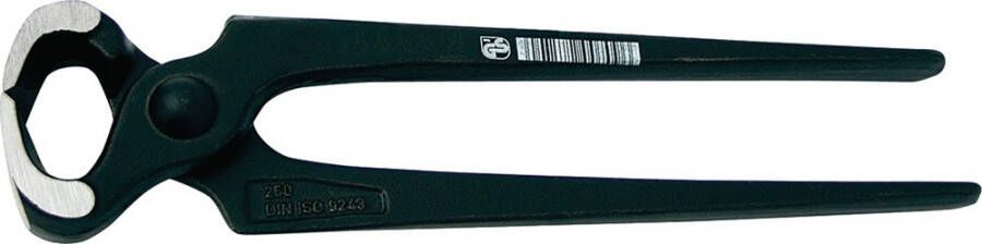 Promat Tecwerk Nijptang | totale lengte 220 mm | hoofd gepolijst tang zwart gelakt 4000810313