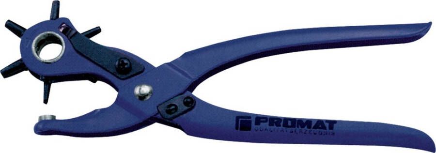 Promat Revolverponstang | totale lengte 240 mm | 2 2 5 3 3 5 4 en 5 mm | blauw poedergecoat 4000810612