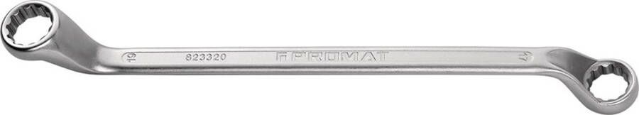 Promat Tecwerk Dubbele ringsleutel | 10 x 11 mm 197 mm | diep gebogen 4000823304