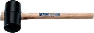 Promat Rubberhamer | hoofd-d. 54 mm koplengte 90 mm | zwart essenhout | 90 Shore A vlakke baan 4000811571