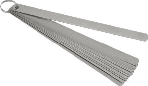 Promat Voelermaat | bladsterkte 0 05-1 0 mm | staal | lengte 200 mm aantal bladen 13 st. 4000858467