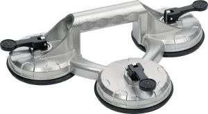 Promat Zuignaphandvat | | | draagvermogen 120 kg hoofd-d. 118 mm | 3 koppen aluminium 4000817219