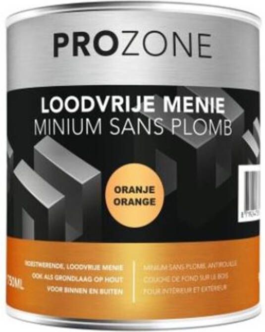 Prozone Loodvrije menie P248 oranje (750ml)
