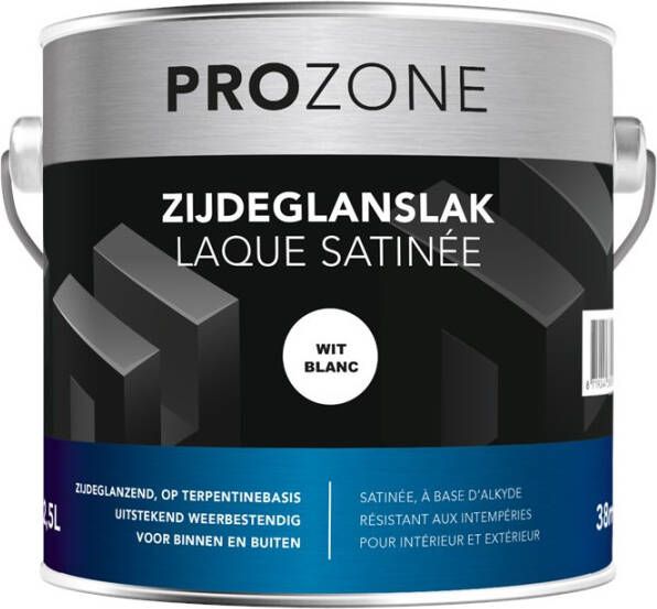 Prozone Zijdeglanslak wit (2 5ltr)