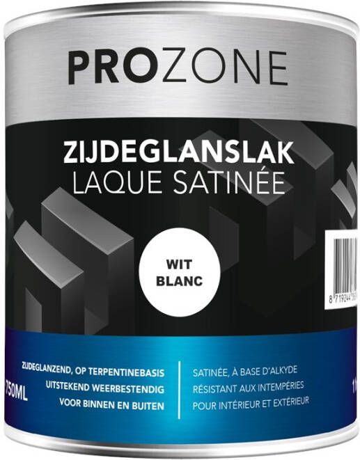 Prozone Zijdeglanslak wit (750ml)