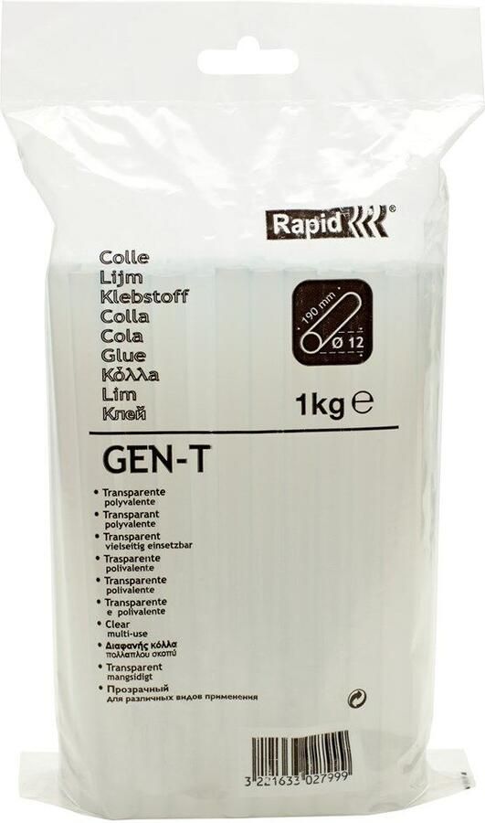 Rapid 12 mm Professionele universele GEN-T lijmpatronen 40302799