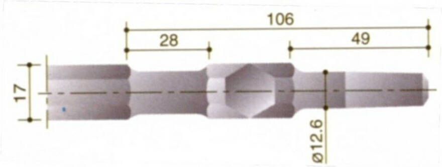 Rex PUNTBEITEL HIT-280MM 69370281