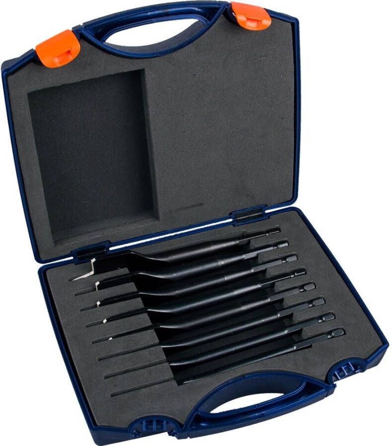 Rotec 8 dlg.Speedborenset Heavy Duty 12-14-16-18-20-22-25 en 32 in kunststofk. 900.1021K