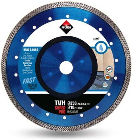 Rubi Diamantschijf TURBO VIPER (TVA) | 250 x 1 6 x 25 4 mm 31937