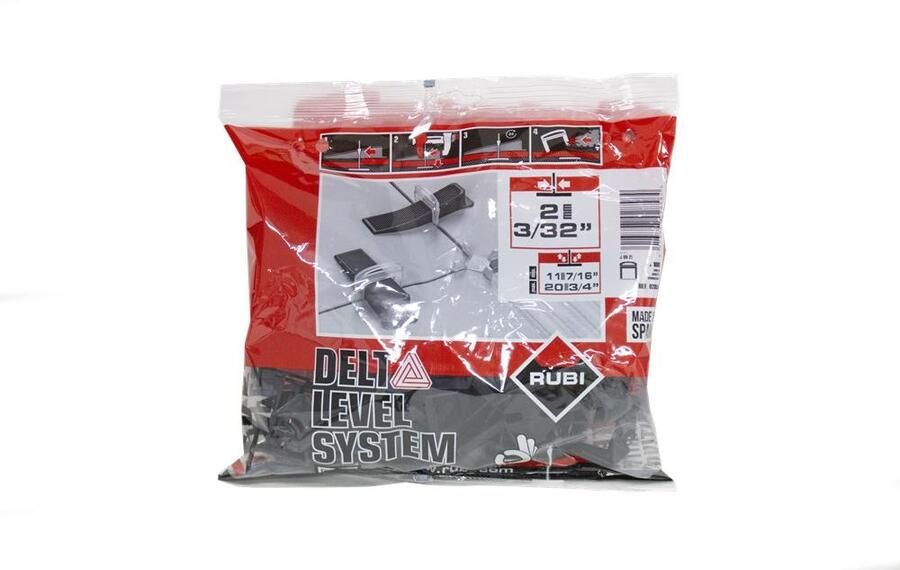 Rubi Delta Leveling Systeem Clips | 11-20 mm | 2 mm | Large | 100 stuks 02858