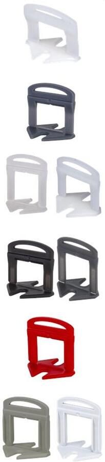 Rubi Delta Levelling Systeem Clips | 6-16 mm | 3 mm | 2400 stuks - Foto 2