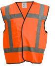 SafeWorker LENA SIGNALISATIEVEST EN471 RWS 100% POLYESTER Fluor Oranje maat One size 020 | Mtools
