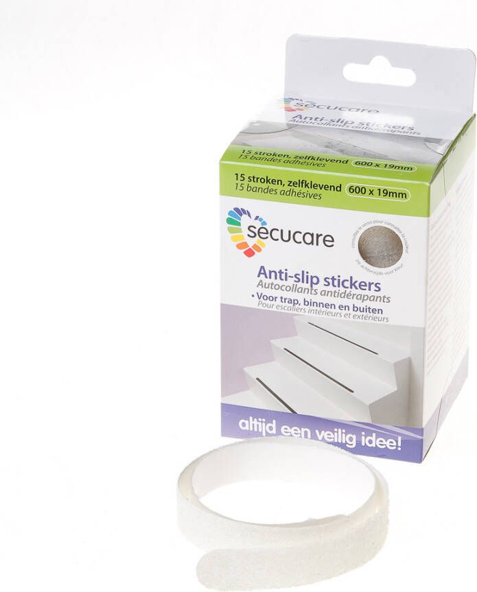 Secu Anti-slip sticker 19x600mm transp(15)