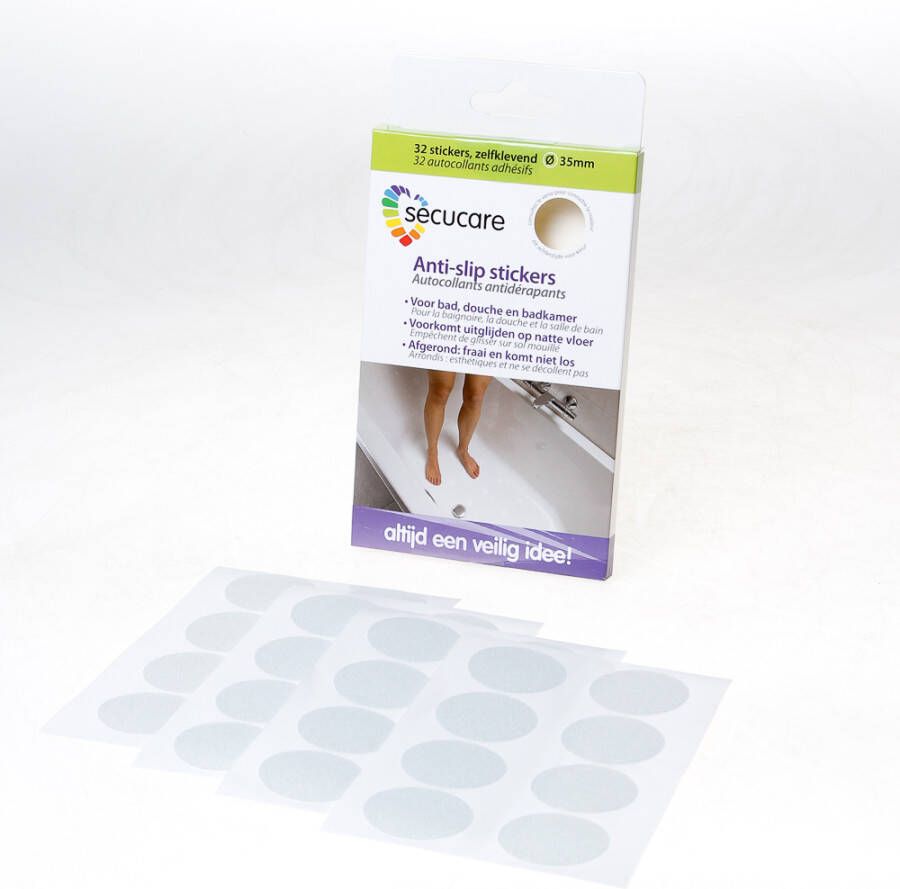 Secu Anti-slip sticker rond 35 mm transp.(32)