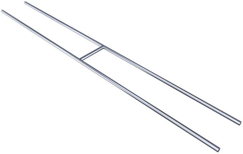 Secu Bar H-Bar RVS L149cm. incl Twist RVS nokken (2) (levertijd ca. 2 weken)