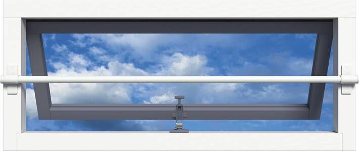 Secu Bar wit Twist staal op de dag L99 cm