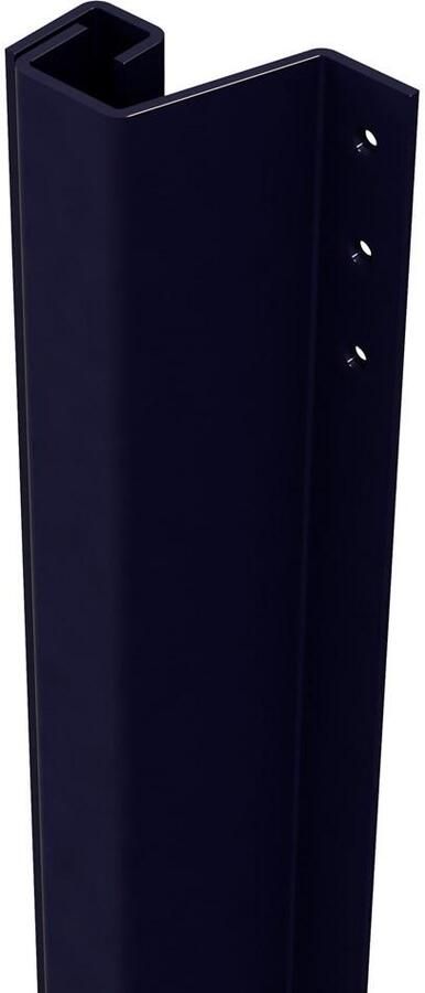 Secu Strip Plus Buitendraaiend terugligging 21-27mmL2300mm Ral 9005 Blackline