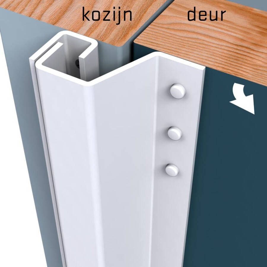 Secu strip plus wit bu.2300mm 0-6mm.