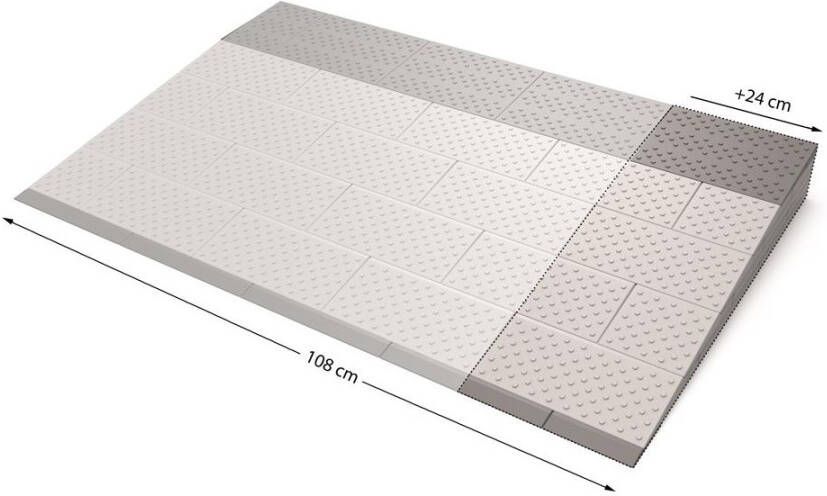 SecuCare modulaire drempelhulp verbredingsset drempelhulp set 5 naar 108cm