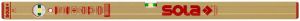 Sola Alu blokwaterpas AZ50 50cm 2 libellen 0 50mm m goud 01160701
