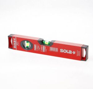 Sola Alu-Waterpas X-profiel BIGX30 30cm 2 libellen 0 50mm m rood 01370301