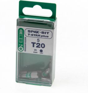 Spax bit T-star plus T20 25mm(5).
