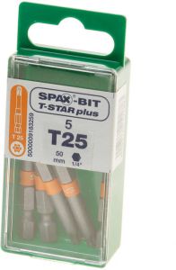 Spax bit T-star plus T25 50mm(5).