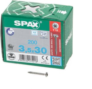 Spax bk t15 rvs 3 5x30(200)