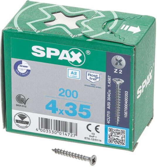 Spax pk pozi rvs 4 0x35(200)