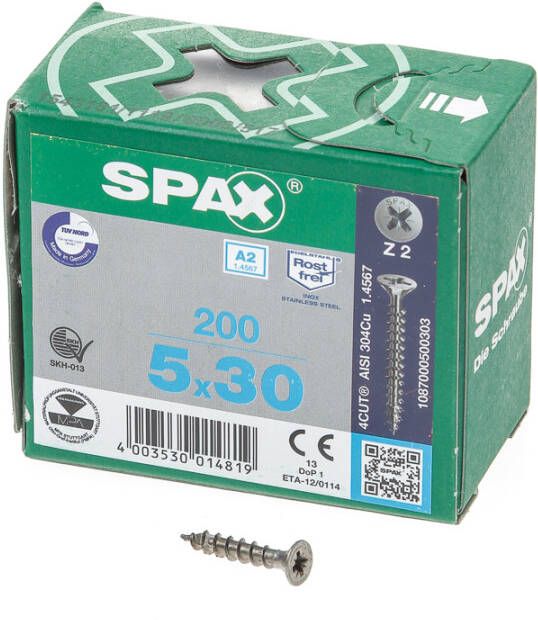 Spax pk pozi rvs 5 0x30(200)