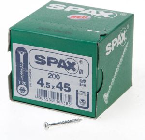 Spax pk t20 geg dd 4 5x45(200)