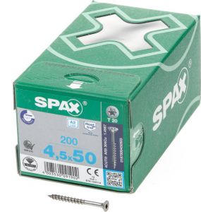 Spax pk t20 rvs dd 4 5x50(200)