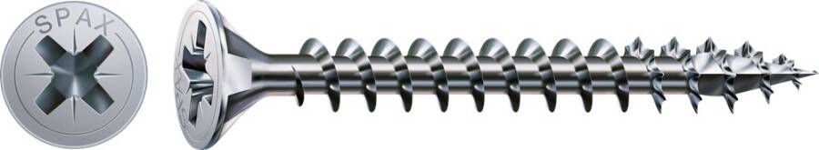 Spax spaanplaatschroef vz pk 3.5x13mm pz2