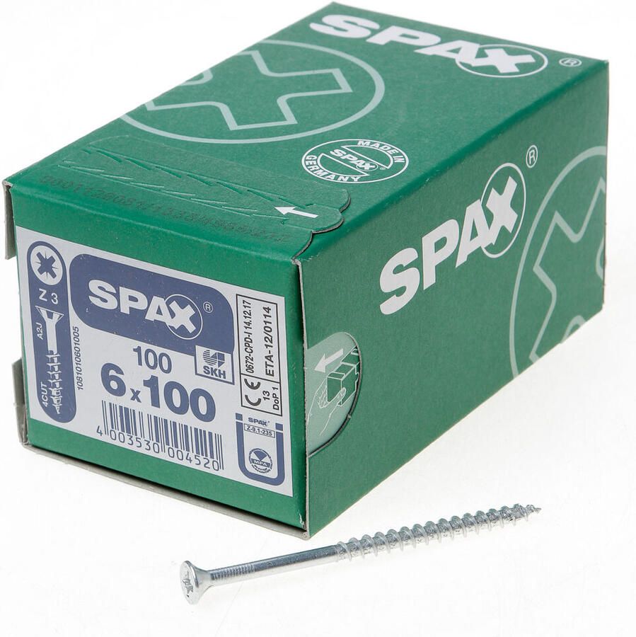 Spax pk pz geg.6 0x100(100)