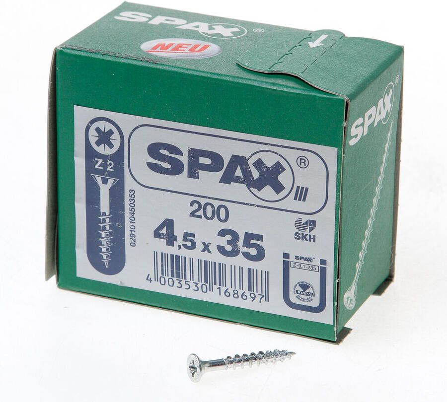 Spax * pk pz geg.dd 4 5x35(500)